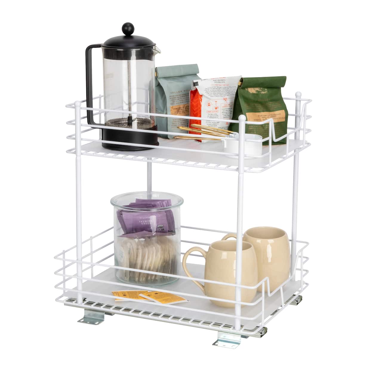 Household Essentials Glidez 2-Tier Cabinet Organizer
